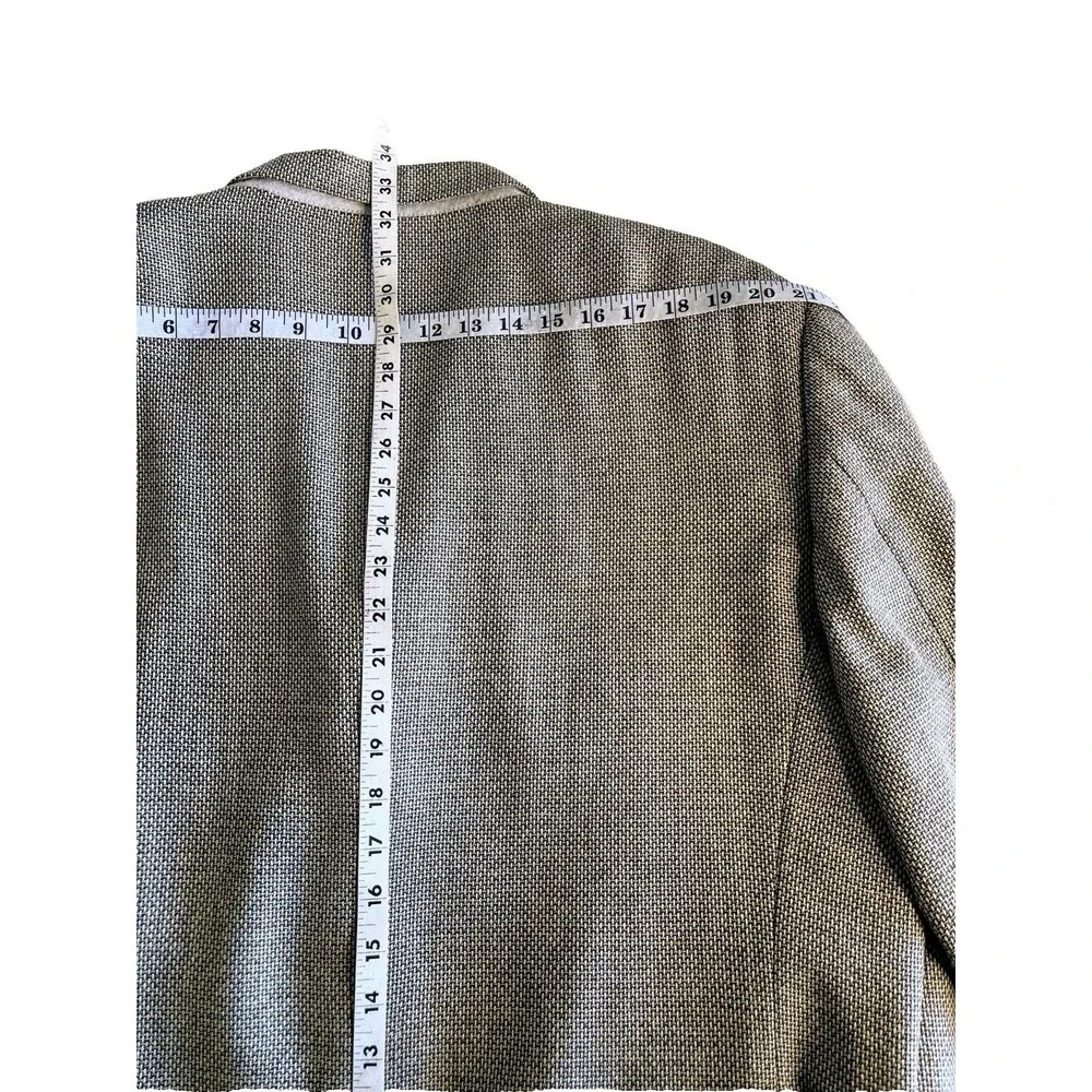 Roberto Zanieri Lanificio di Pray Italy Men 48R Hopsack Silk Wool Sport Blazer